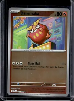 2025 Pokemon Phantasmal Flames Darumaka Common #015/094 - Image 1