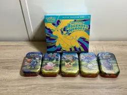 Pokemon Mega Evolution Ascended Heroes Elite Trainer Box & 5 Mini Tins 2026 - Image 1