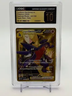 Pokemon Cynthia's Garchomp ex 241/182 Destined Rivals Hyper Rare CGC PRISTINE 10 - Image 1