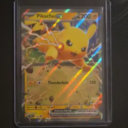 Pokemon Pikachu Ex Battle Academy 2024 Holo Rare 106 200 HP Thunderbolt English - Image 1