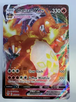 Charizard VMAX 020/189 Swsh03: Darkness Ablaze Holo NEAR MINT Pokemon TCG - Image 1