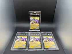 LOT X4 TOXTRICITY VMAX TAG 10 2025 POKEMON SV BLACK STAR PROMO SVP 215 CONTEST 6 - Image 1