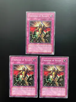 Yugioh Thunder Of Ruler DR1-EN097 Common Unlimited Edition MP X3 - Image 1