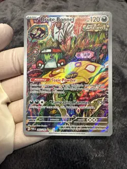 ✨Brute Bonnet✨ Pokemon | Paradox Rift | Holo | Full Art | IR | NM/M | 207/182 - Image 1