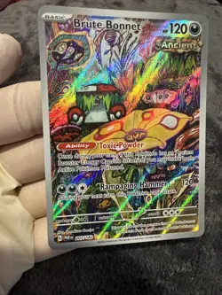 ✨Brute Bonnet✨ Pokemon | Paradox Rift | Holo | Full Art | IR | NM/M | 207/182 - Image 2