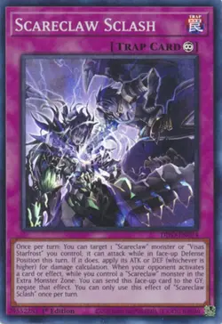 Yugioh! Scareclaw Sclash - DIFO-EN074 - Super Rare - 1st Edition Near Mint, Engl - Image 1