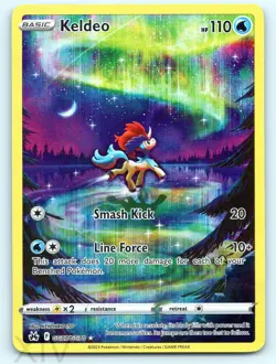 Keldeo GG07/GG70 Pokemon Crown Zenith Galarian Gallery Trainer Gallery Rare - Image 1