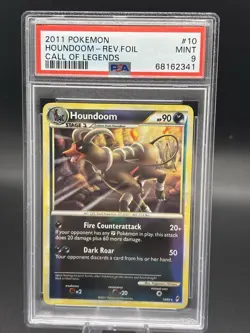 Pokemon Houndoom Reverse Holo Rare Call of Legends 10/95 PSA 9 English - Image 1