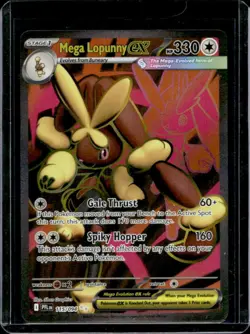 2025 Pokemon Phantasmal Flames Mega Lopunny ex Ultra Rare #115/094 - Image 1