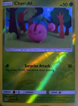 Cherubi 10/156 C Ultra Prism Pokemon Reverse Holo NM - Image 2