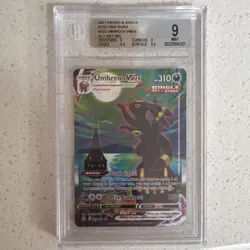 Pokemon Umbreon VMAX 215/203 Evolving Skies Alt Art Holo Secret Rare BGS 9 - Image 1
