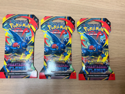 Pokemon Mega Evolution Phantasmal Flames Lot of 3 Booster Packs Sealed - Image 1
