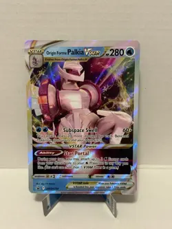 Pokemon Origin Forme Palkia V & VSTAR SWSH253/254 Promo Lot NM - Image 3