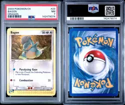 2003 POKEMON EX DRAGON #23 BAGON PSA 7 - Image 3