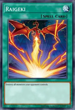 Yugioh! Raigeki (slifer/alternate art) STARLIGHT Rare MP25-EN015 ships 9/5 - Image 1