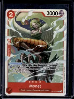 2025 One Piece Royal Blood OP10 Monet Super Rare #OP10-016 - Image 1