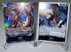 One Piece TCG Kaku EB04-043 R Alternate Art + Regular English - NM - Image 1