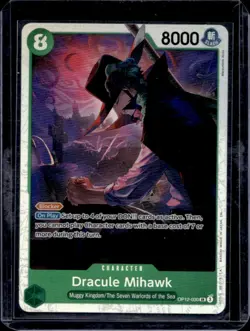 2025 One Piece Legacy of the Master Dracule Mihawk Super Rare #OP12-030 - Image 1