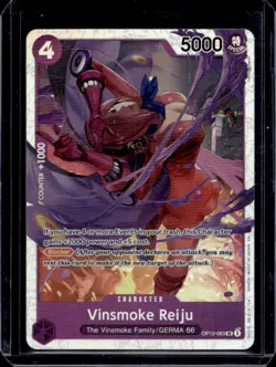 2025 One Piece Legacy of the Master Vinsmoke Reiju Super Rare #OP12-063 - Image 1