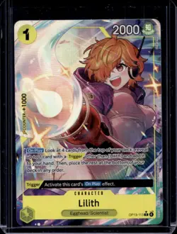 2025 One Piece Carrying On His Will Lilith Rare #OP13-113 - Image 1