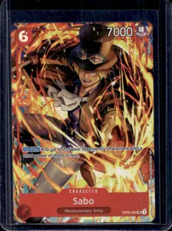 2023 One Piece Awakening of the New Era Sabo Super Rare #OP05-007 - Image 1