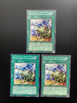 Yugioh Wave-Motion Cannon DR1-EN095 Common Unlimited Edition HP X3 - Image 1
