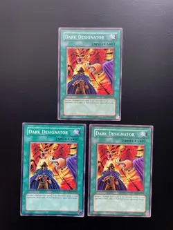 Yugioh Dark Designator DR1-EN027 Unlimited Edition Common LP/MP X3 - Image 1