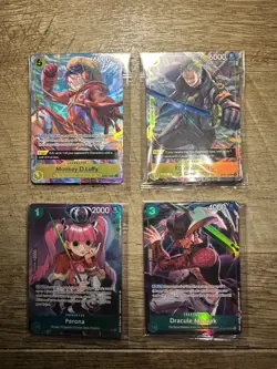 One Piece Card Game Illustration Box Vol 3 and 4 Sealed Promos Set - Image 1