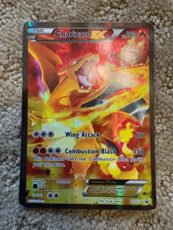 Pokemon TCG Charizard EX Ultra Rare Red Blue Black Star Promo Holo Card XY121 - Image 1