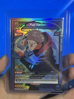 Yuji Itadori Union Arena Jujutsu Kaisen SR Foil Card UE03BT/JJK1-040 - Image 1