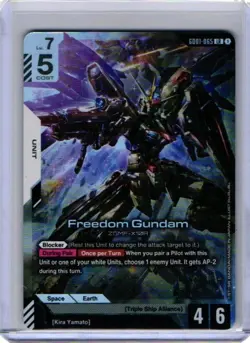 Freedom Gundam (GD01-065) (NM) - Gundam Card Game - Newtype Rising (ENG) - Image 1