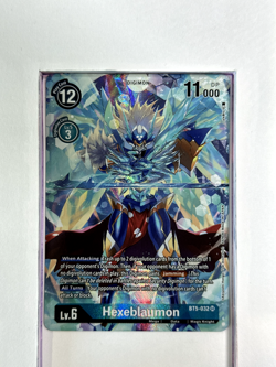 BT5-032 Hexeblaumon - Digimon TCG Trading Card Game Holo Foil - Image 1