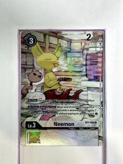 BT7-080 Neemon - Digimon TCG Trading Card Game Holo Foil - Image 1