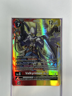 BT16-013 Valkyrimon ACE - Digimon TCG Trading Card Game Holo Foil - Image 1