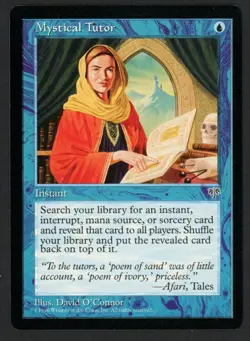 ***Mystical Tutor** MTG Mirage Magic Kid Icarus - Image 1