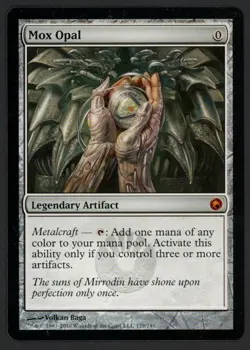 ***Mox Opal (Shuffle Bend)** MTG Scars of Mirrodin Magic Kid Icarus - Image 1