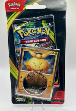 Pokemon Mega Evolution—Perfect Order Booster Pack with Makuhita Promo & Coin - Image 1