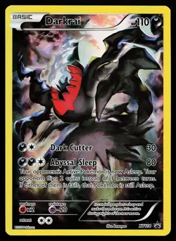 Darkrai XY114 Holo Full Art Black Star Promo Pokemon Card - Image 1
