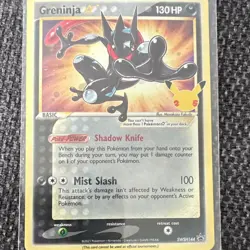 Pokemon Greninja Promo Holo Card SWSH144 Basic English 2021 - Image 3