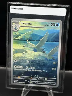 Swanna #110/086 Illustration Rare White Flare Pokemon 2025 NM - Image 1