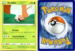 Grubbin 018/264 C Fusion Strike Pokemon NM Asako Ito - Image 3