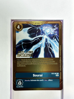 EX3-67 Sourai - Digimon TCG Trading Card Game Holo Foil - Image 1