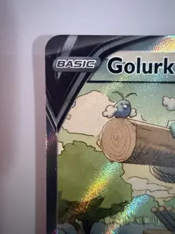 Pokemon TCG Golurk V Alternate Art 182/203 Evolving Skies LP - Image 2
