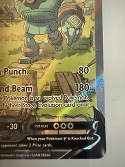 Pokemon TCG Golurk V Alternate Art 182/203 Evolving Skies LP - Image 4