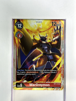 ST1-11 WarGreymon - Digimon TCG Trading Card Game Holo Foil - Image 1