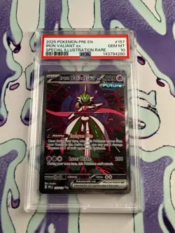 Iron Valiant Ex 157/131 SIR - PSA 10 - 2025 Pokemon Pre-En Prismatic Evolutions - Image 1