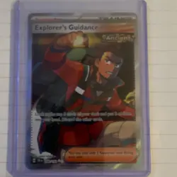 Pokemon TCG Explorer's Guidance 200/162 SV05 Temporal Forces Full Art Holo - Image 1