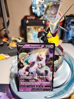 Pokemon TCG Galarian Rapidash SWSH Black Star Promos SWSH111 Holo Promo - Image 1