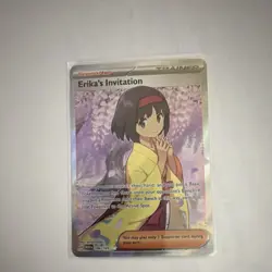 The Pokemon Company Erika's Invitation Ultra Rare Holo 196/165 Scarlet & Violet… - Image 1