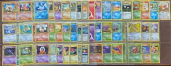Pokemon Complete Base Set, Fossil, Jungle (1999 WOTC) Common, Uncommon ALL DMG - Image 1